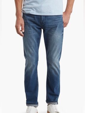 7 Seven For All Mankind Slimmy Mens Straight Blue Jeans Men Size 40
